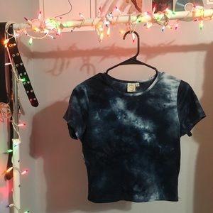 Crop top tie dye